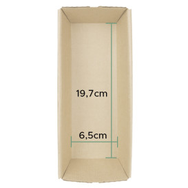 Molde Horno Kraft 19,7x6,5x4,8cm (40 Uds)