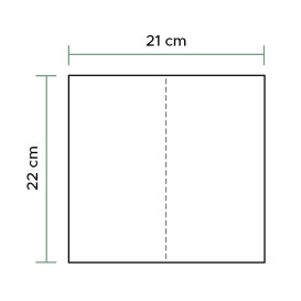 Toalla de Papel Secamanos Azul 1 Capa Z (150 Uds)