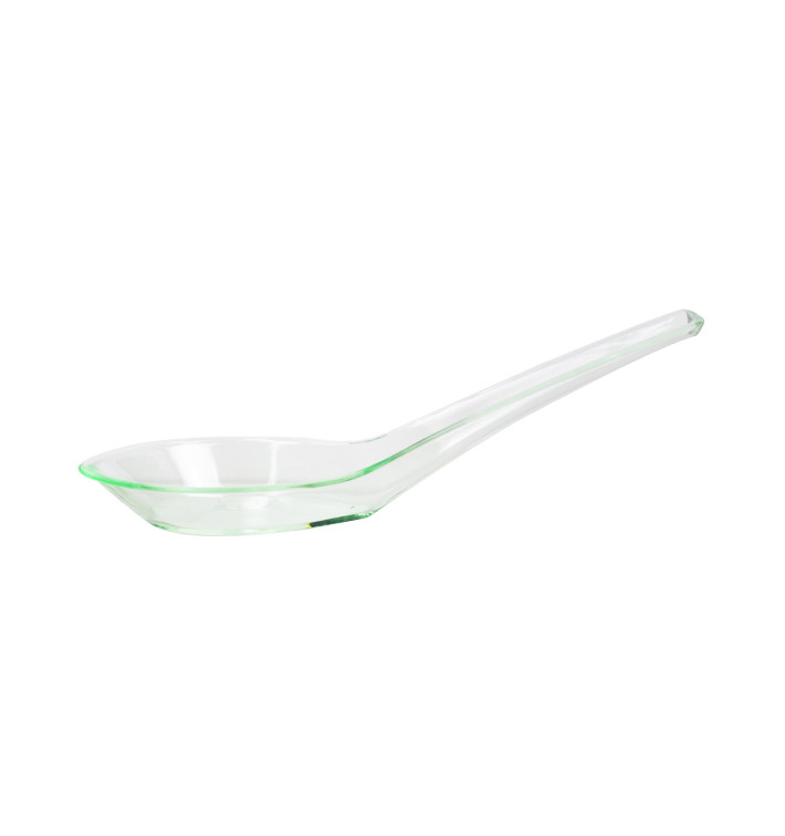 Cuchara Degustación Plástico Transparente 12,4cm (12 Uds) Cuchara Degustación Plástico Transparente 12,4cm (12 Uds)