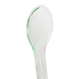 Cuchara Degustación Plástico Transparente 12,4cm (12 Uds)