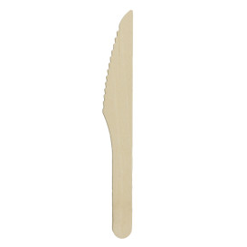 Cuchillo de Madera 16,5cm en caja (100 Uds)
