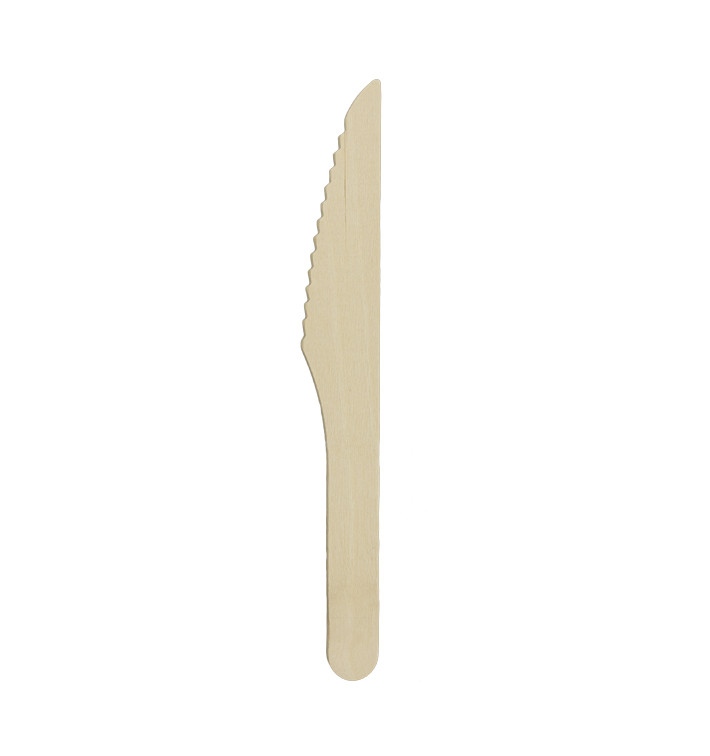 Cuchillo de Madera 16,5cm en caja (100 Uds) Cuchillo de Madera 16,5cm en caja (100 Uds)