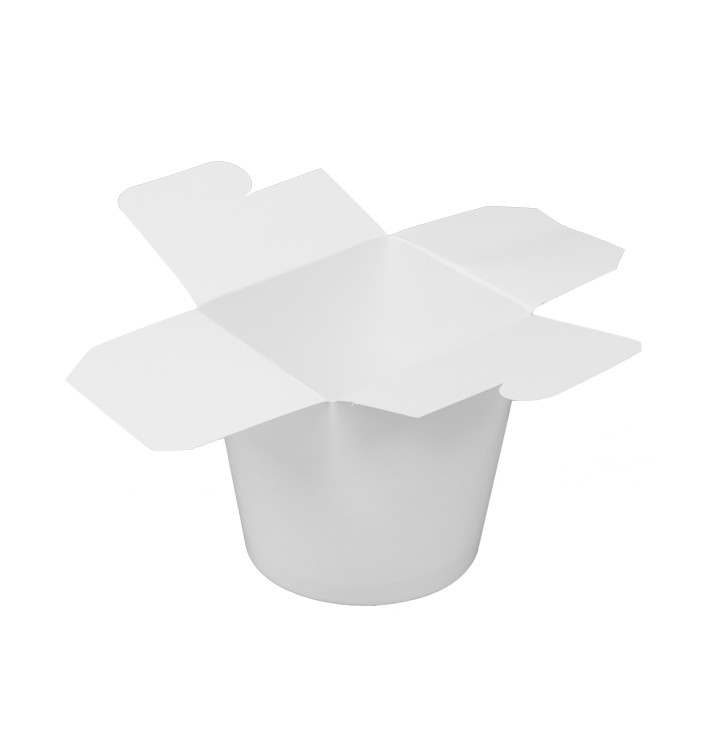 Envase de Comida para Llevar Blanco 529ml (50 Uds) Envase de Comida para Llevar Blanco 529ml (50 Uds)