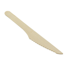 Cuchillo de Madera 16,5cm en caja (100 Uds)