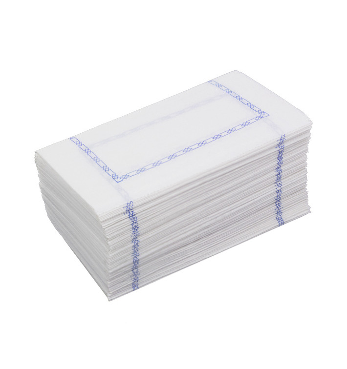 Servilleta de Papel Zigzag Blanco Cenefa 14x14cm (250 Uds) Servilleta de Papel Zigzag Blanco Cenefa 14x14cm (250 Uds)