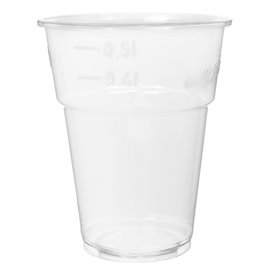 Vaso Compostable PLA Green Spirit Transparente 400ml (50 Uds)