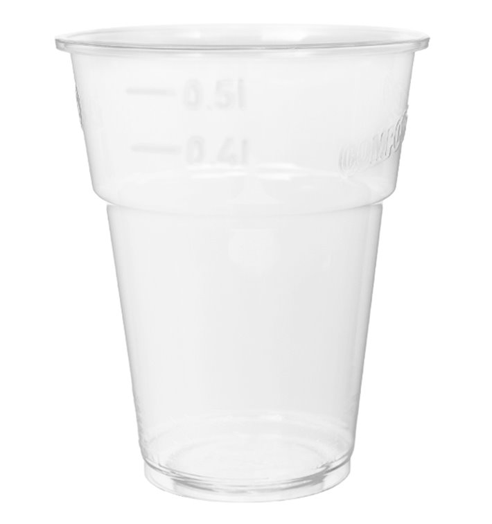 Vaso Compostable PLA Green Spirit Transparente 400ml (50 Uds)