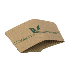 Funda para Vasos de Cartón Corrugada 8 Oz (100 Uds)
