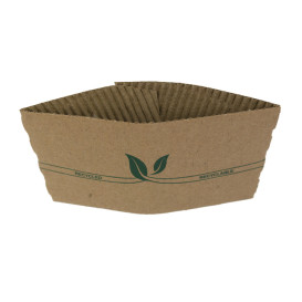 Funda para Vasos de Cartón Corrugada 12 y 20 Oz (100 Uds)