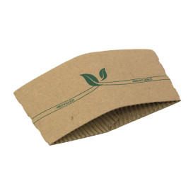 Funda para Vasos de Cartón Corrugada 12 y 20 Oz (100 Uds)