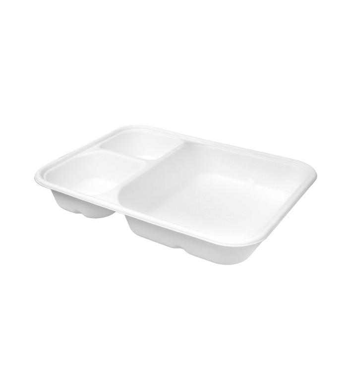 Bandeja de Caña de Azúcar para Nachos 3C 16,5x21x5x3,5cm (400 Uds)