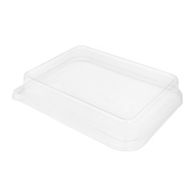 Tapa de rPET para bandeja 16,5x21x2cm (50 Uds)