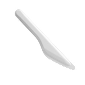 Cuchillo de Fibra Moldeada Blanco 16cm (1.000 Uds)