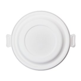 Tapa de Fibra Moldeada con Pestañas para envase 470ml (400 Uds)