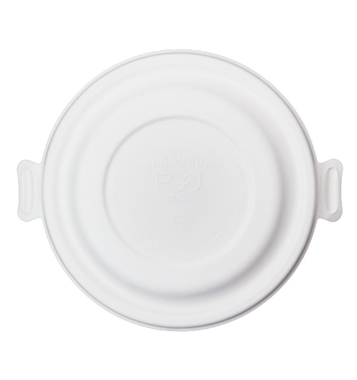 Tapa de Fibra Moldeada con Pestañas para envase 470ml (400 Uds)