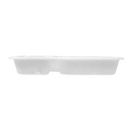 Bandeja de Caña de Azúcar para Nachos 2C 16,5x21x5x3,5cm (50 Uds)