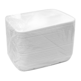 Bandeja de Caña de Azúcar para Nachos 2C 16,5x21x5x3,5cm (50 Uds)