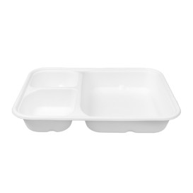 Bandeja de Caña de Azúcar para Nachos 3C 16,5x21x5x3,5cm (400 Uds)