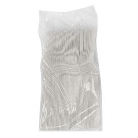 Cuchara de Fibra Moldeada Blanca 16cm (1.000 Uds)