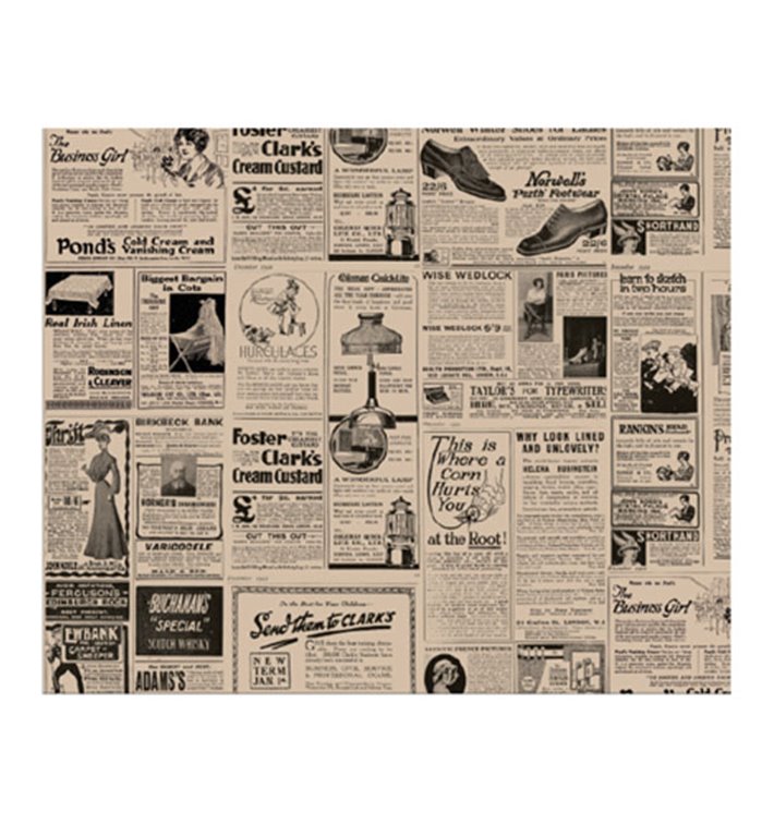 Envuelta Antigrasa Times Kraft 28x34cm (1.000 Uds) Envuelta Antigrasa Times Kraft 28x34cm (1.000 Uds)