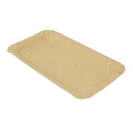 Bandeja de Cartón Rectangular Kraft 10x16 cm (100 Uds)