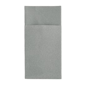 Servilleta Kanguro Airlaid Gris 40x40cm (30 Uds)