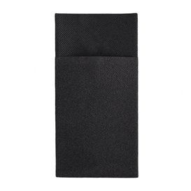 Servilleta Kanguro Airlaid Negro 33x40cm (30 Uds)