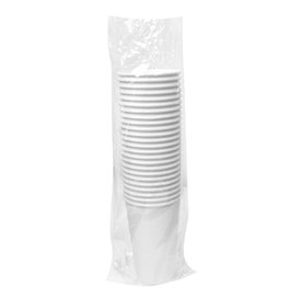 Vaso Cartón 16 Oz/500ml Blanco Ø9cm (25 Uds)