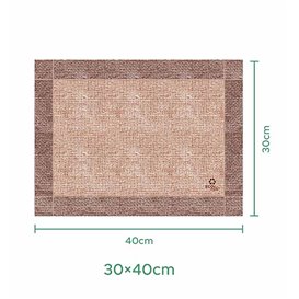 Mantel Individual de Papel Kraft "Arpillera" 30x40cm 40g/m² (500 Uds)