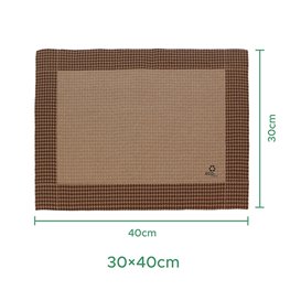 Mantel Individual Papel 30x40cm Kraft "Pata Gallo" 50g (500 Uds)