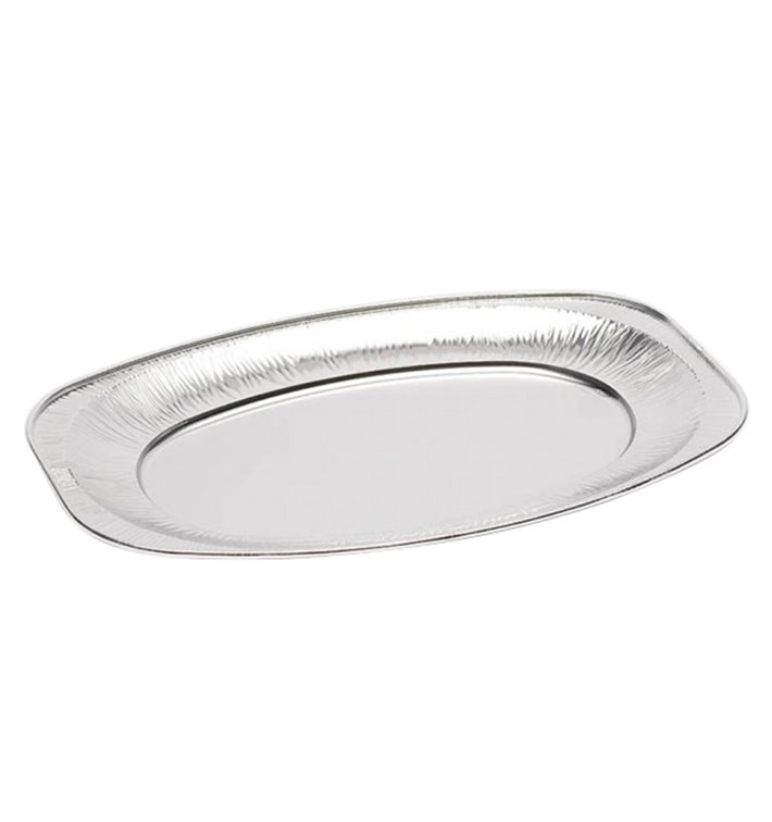 Bandeja Ovalada de Aluminio 870ml (10 Uds) Bandeja Ovalada de Aluminio 870ml (10 Uds)