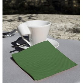 Servilleta de Papel Micropunto 20x20cm 2C Verde (100 Uds)