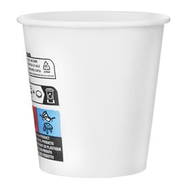 Vaso Cartón 4Oz/120ml Blanco (50 Uds)
