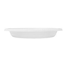 Plato Hondo Reutilizable Económico PS Blanco Ø22cm (50 Uds)