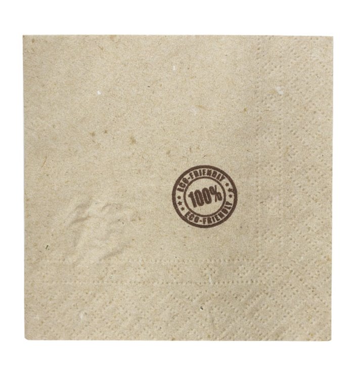 Servilleta Cocktail de Papel Eco con Cenefa 20x20cm 2C (100 Uds) Servilleta Cocktail de Papel Eco con Cenefa 20x20cm 2C (100 Uds)