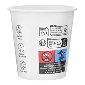 Vaso Cartón 4Oz/120ml Blanco (50 Uds)