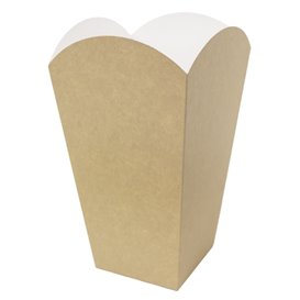 Caja Palomitas Mediana Kraft 90g 7,8x10,5x18cm (350 Uds)