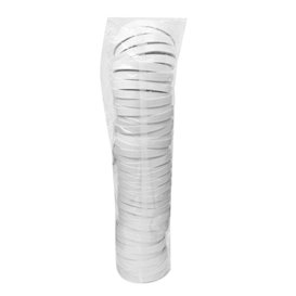 Tapa Travel con Agujero de Papel Blanca Ø8,0cm (50 Uds) 