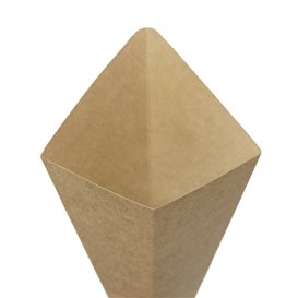 Cono Kraft Pestaña para Salsa 26,5cm 250g (50 Uds)