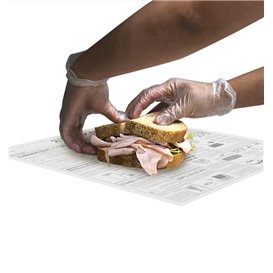 Envuelta Antigrasa "Periodico" 28x31cm (1000 Uds)