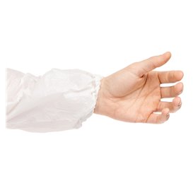Manguitos en Polietileno 18x44cm G80 Blanco (100 Uds)