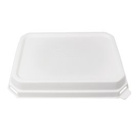 Tapa de PLA para Bandeja Caña de Azúcar 16,5x21,5cm (50 Uds)