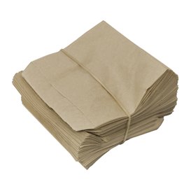 Sobre para Patatas Fritas Kraft Antigrasa 12x12cm (250 Uds)