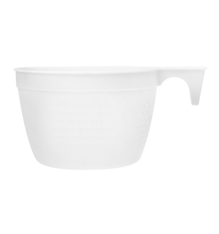 Taza Reutilizable PP Cup Blanco 90ml (50 Uds)