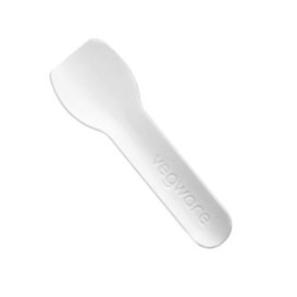 Cucharilla de Cartón para Helado Blanca 9cm (50 Uds)