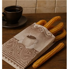 Bolsa para Churros Antigrasa 18+7x32cm (250 Uds)