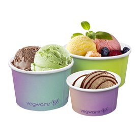 Tarrina de Cartón para Helado 4Oz/114ml (1.000 Uds)