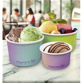 Tarrina de Cartón para Helado 4Oz/114ml (1.000 Uds)