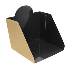 Pala de Cartón para Hamburguesa  12x12x10cm (600 Uds)