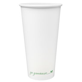 Vaso de Cartón Blanco 20Oz/600ml Ø9cm (50 Uds)